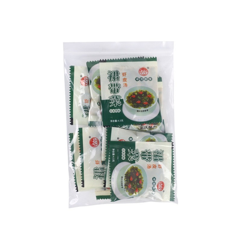 方便冲泡速食汤裙带菜虾皮汤素食三鲜散装汤料包图5