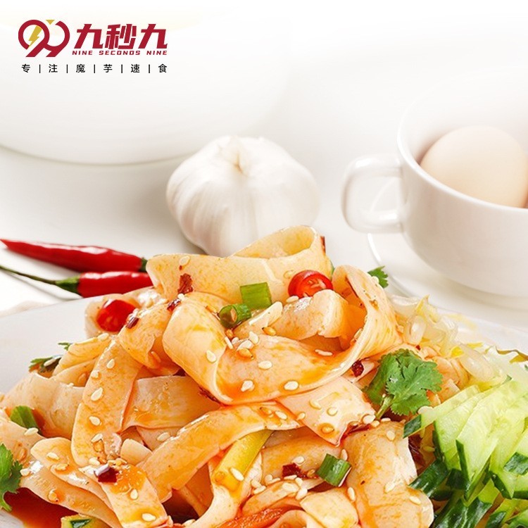 魔芋凉皮 凉拌速食代餐魔芋面 即食饱腹膳食宽粉图4