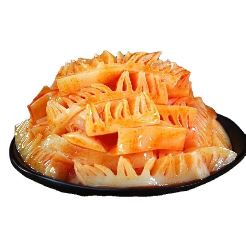 红油素百叶香辣素百叶 魔芋爽素食 即食咸菜酱菜 早餐下饭菜图5