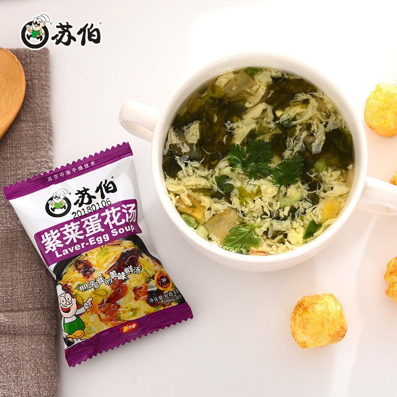 即食代餐蔬菜紫菜蛋花汤食品蛋花汤图2