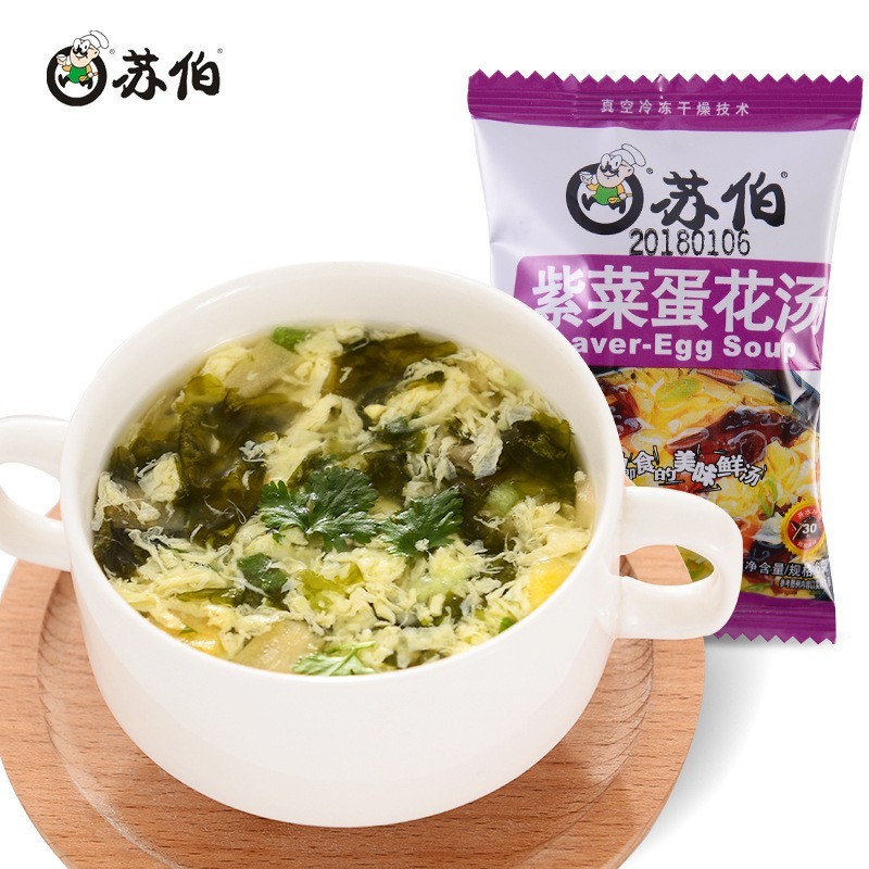 即食代餐蔬菜紫菜蛋花汤食品蛋花汤图4