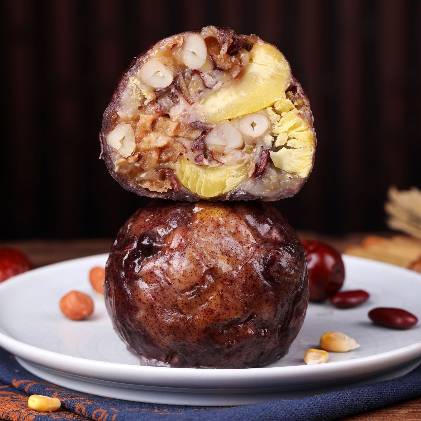 五谷粗粮手工粘豆包低脂代餐加热速粘窝窝粘豆包图3