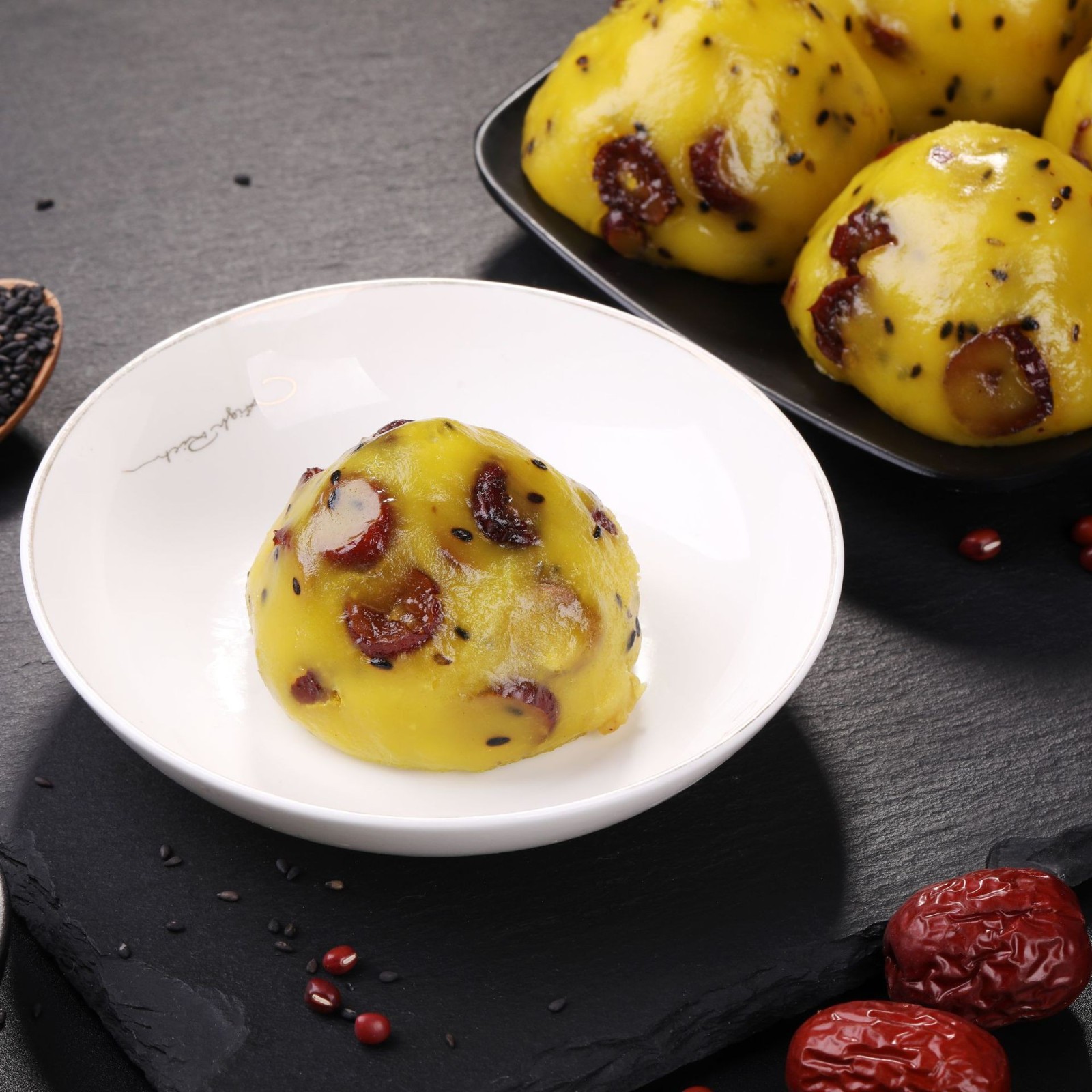 大黄米粘窝窝头杂粮年糕食材粗粮粘豆包代餐速食早餐粘窝窝图2