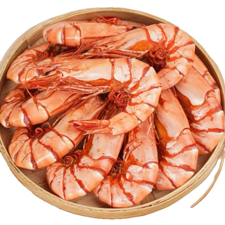 九节虾干即食特大号烤虾干海鲜干货零食烤虾斑节虾干图3