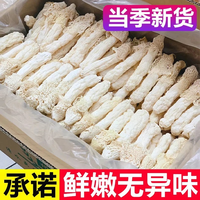 竹荪干货古田特产农家长裙竹荪食用菌火锅煲汤