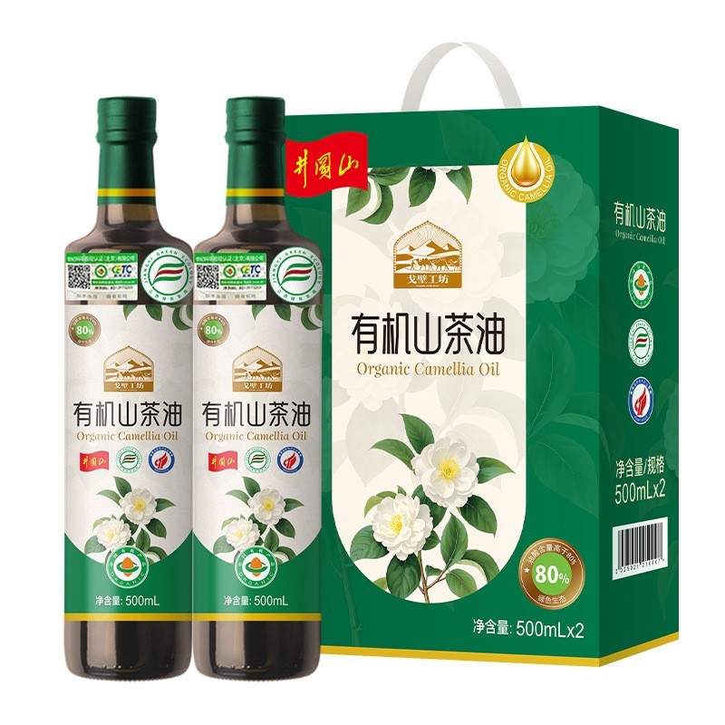 有机山茶油500ml高油酸一级压榨植物油图5