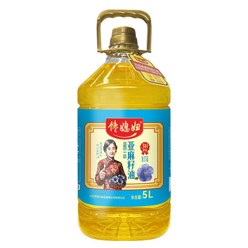 亚麻籽油食用油家用福利胡麻油厂家植物油图5