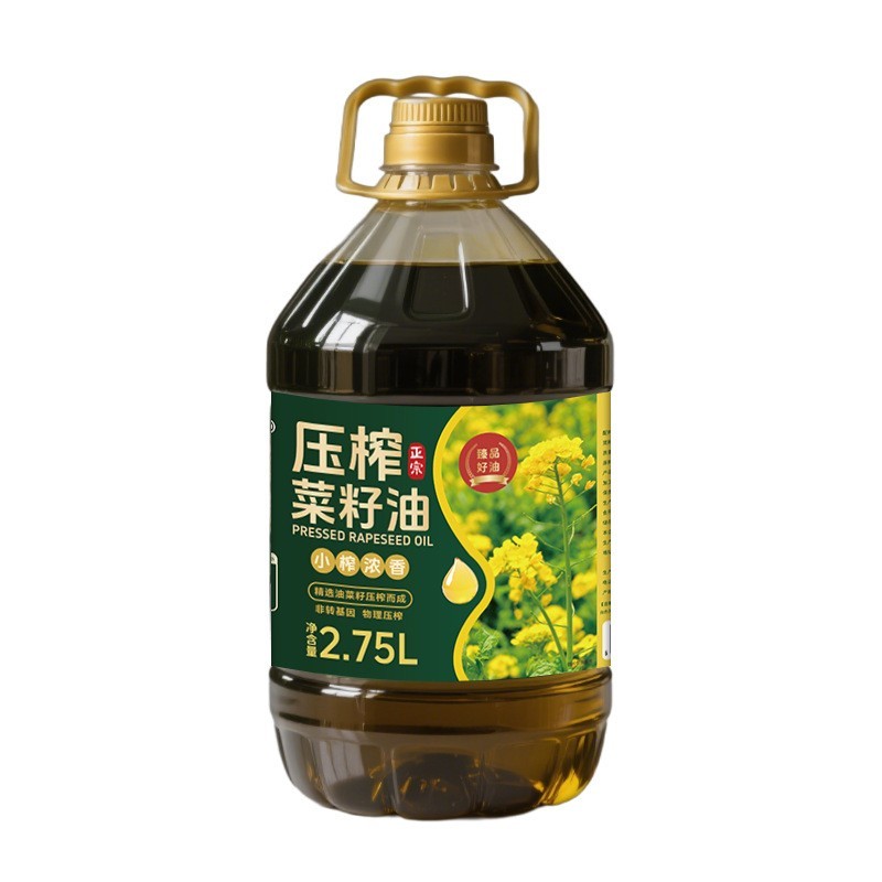 江西浓香菜籽油5斤小桶非转基因国标二级农家压榨油鲜榨菜油家用图5