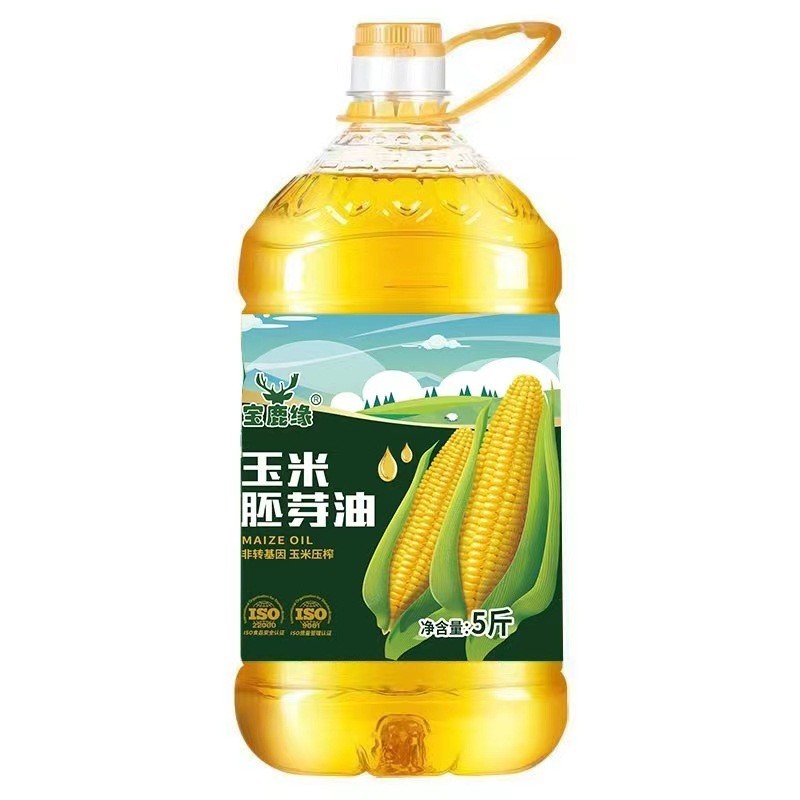 【非转基因】正宗一级压榨纯玉米油5斤烘培植物油家用食用油2.7升图5