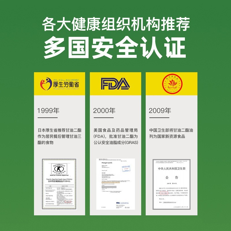 轻酯甘油二酯食用油60%DAG含量500ml*2礼盒玉米二酯油图2