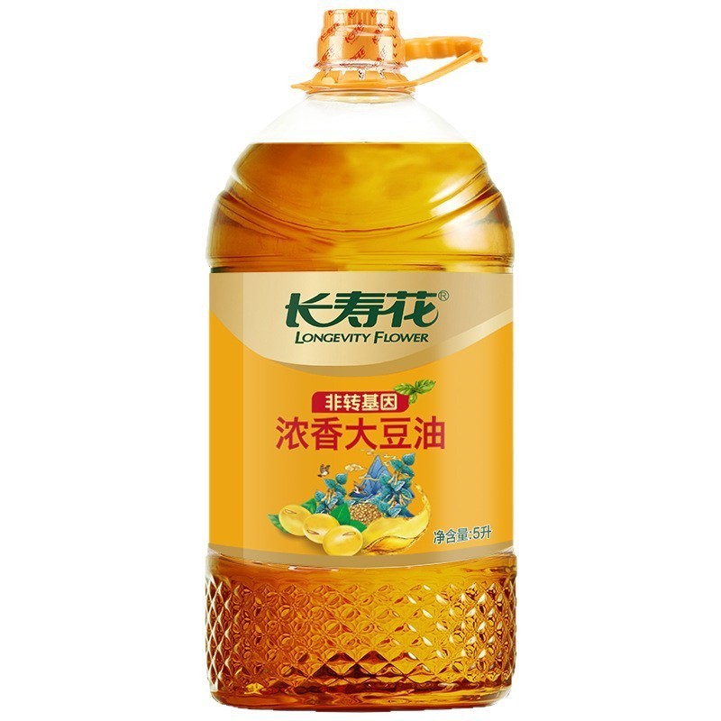 浓香大豆油5L*1桶装非转基因家用食用油植物油家庭装实惠装图4