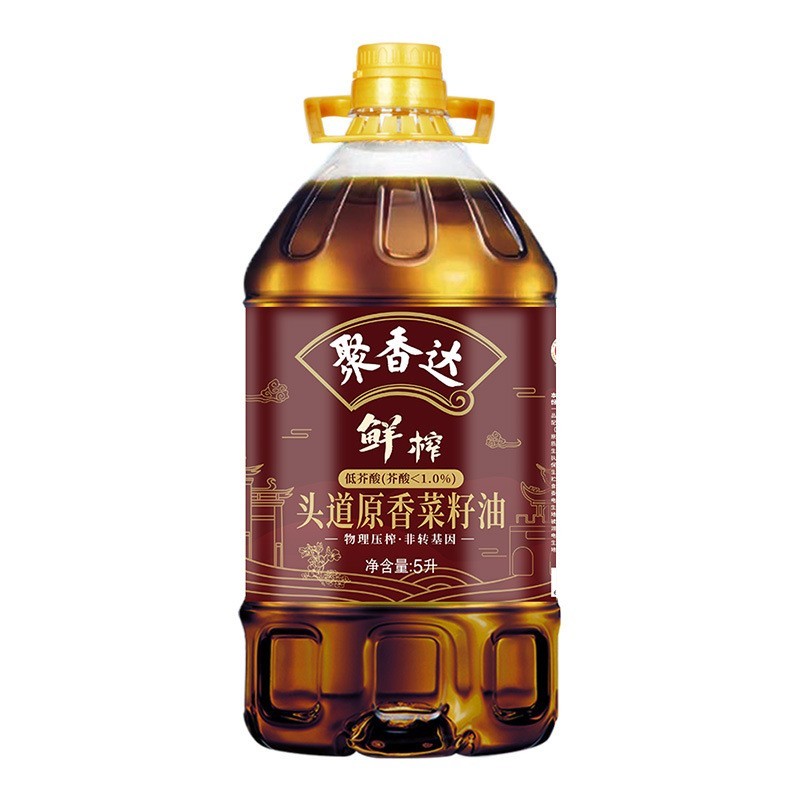 低芥酸头道原香菜籽油非转基因源头工厂图5