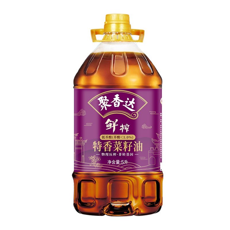 低芥酸特香菜籽油非转基因物理压榨5L装正宗纯菜籽油图4