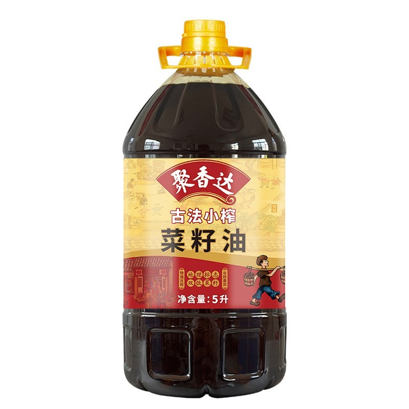 古法小榨菜籽油5L非转基因油菜籽压榨源头厂家图5