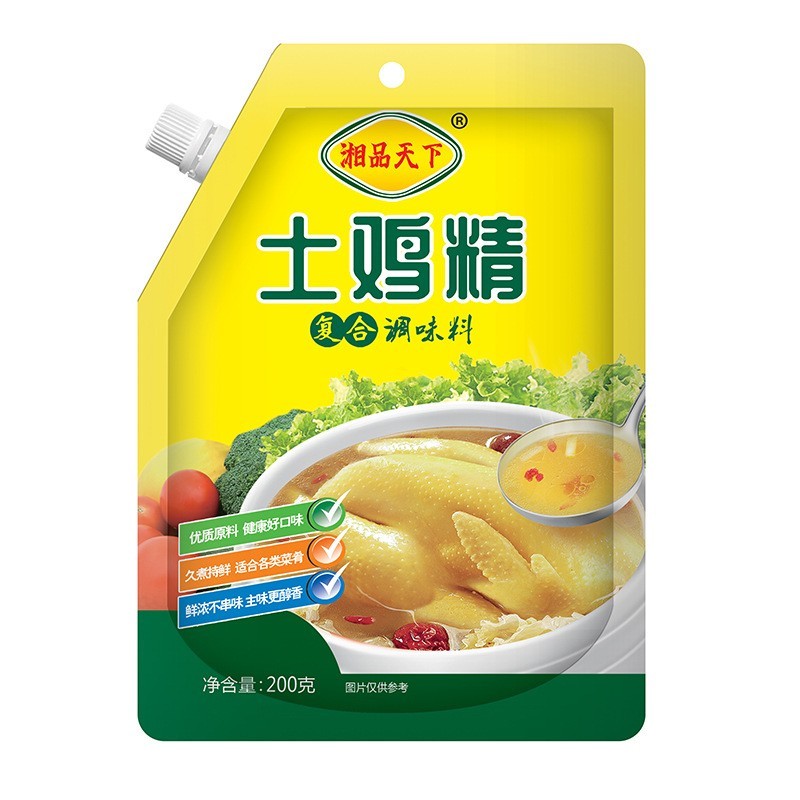 土鸡精提鲜鸡精鸡鲜精200g带嘴1000g大袋调味品图4