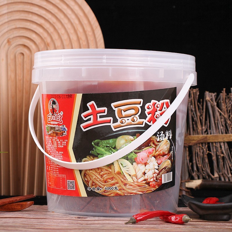 土豆粉汤料大桶装砂锅土豆粉底料商用调料酱料包餐饮开店调料图4