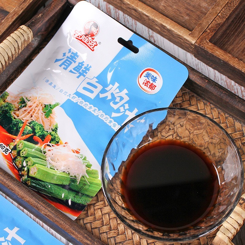 清鲜白灼汁家用凉拌菜捞汁清蒸鱼白灼大虾料汁60g青菜预制菜调料图3