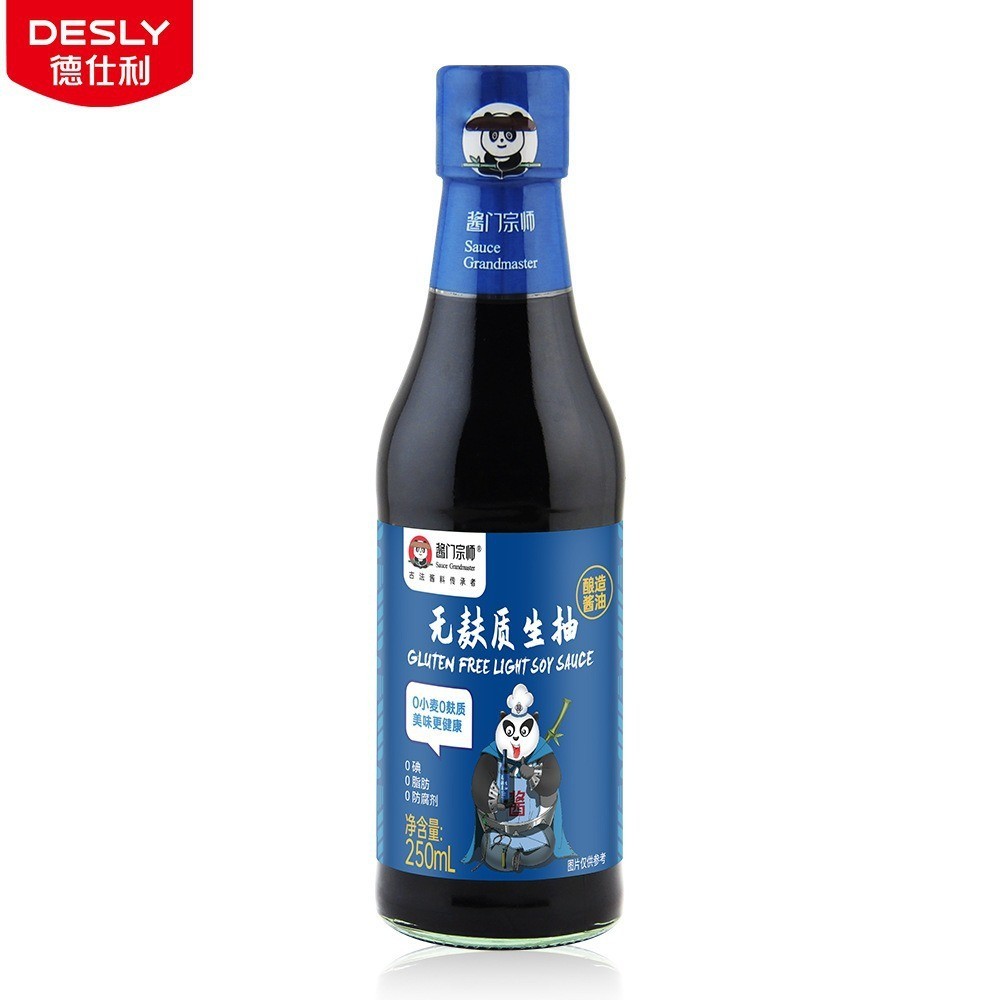 无麸质生抽250ml传统酿造酱油工厂无麸质酱油图5