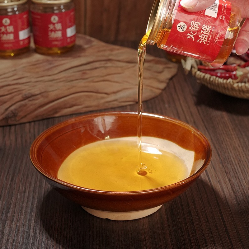 火锅伴侣香油油碟60ml/罐装餐饮开店专用食用植物调和油火锅油碟图4