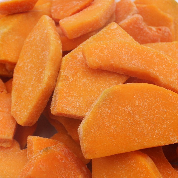 速冻南瓜多规格 冷冻南瓜块 冷冻蔬菜南瓜泥原料餐饮食品厂家图4