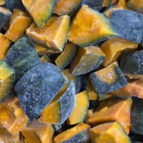 速冻南瓜块去皮南瓜板栗南瓜贝贝南瓜餐饮供应速冻蔬菜厂家图3