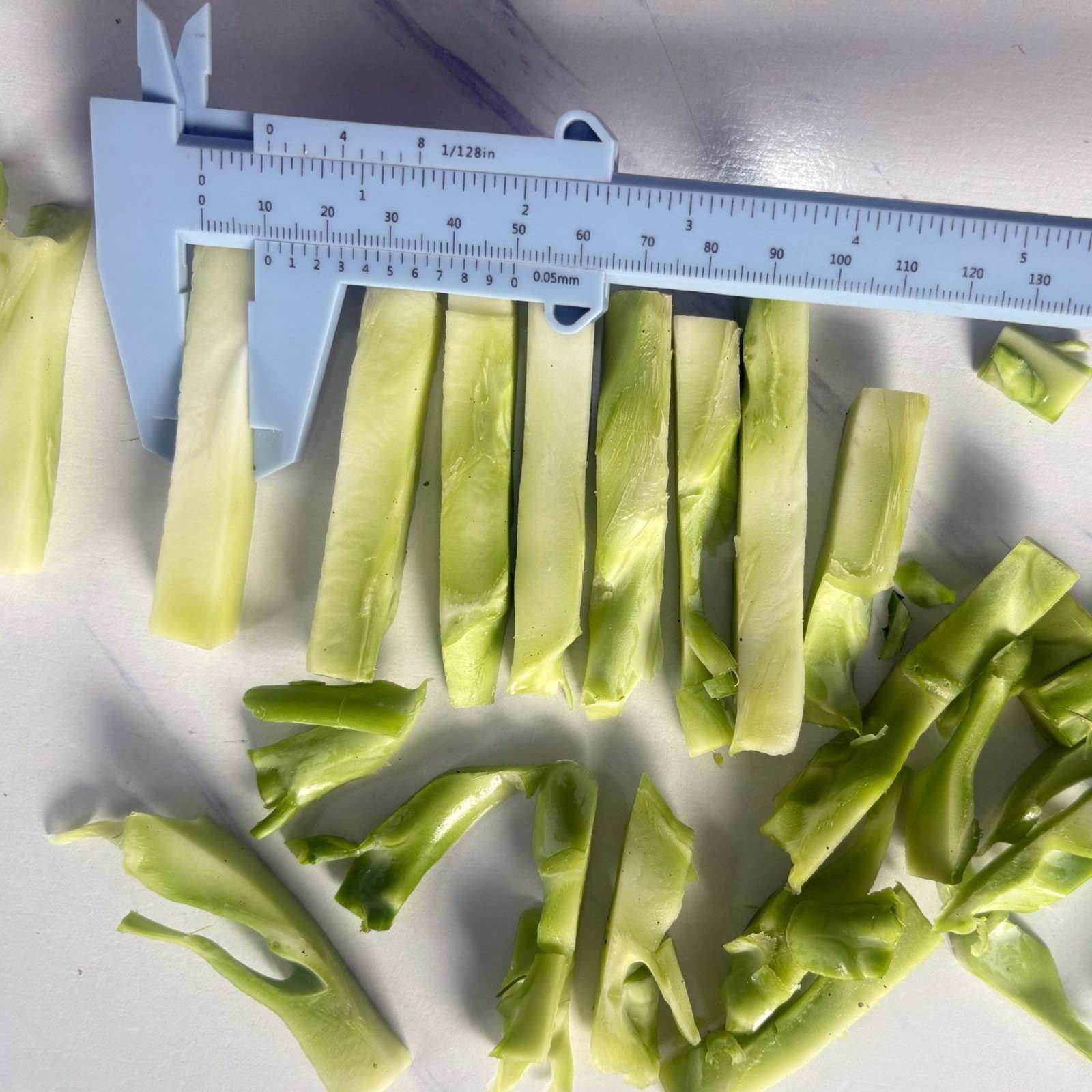 速冻西兰花梗定制 速冻蔬菜西餐配菜外卖轻食 速冻绿花菜图3