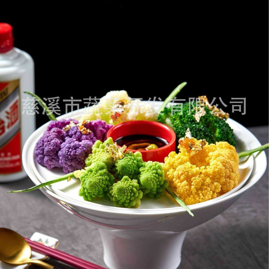 【厂家定制加工】出口特色蔬菜冷速冻宝塔菜花罗马花椰菜西兰花图4