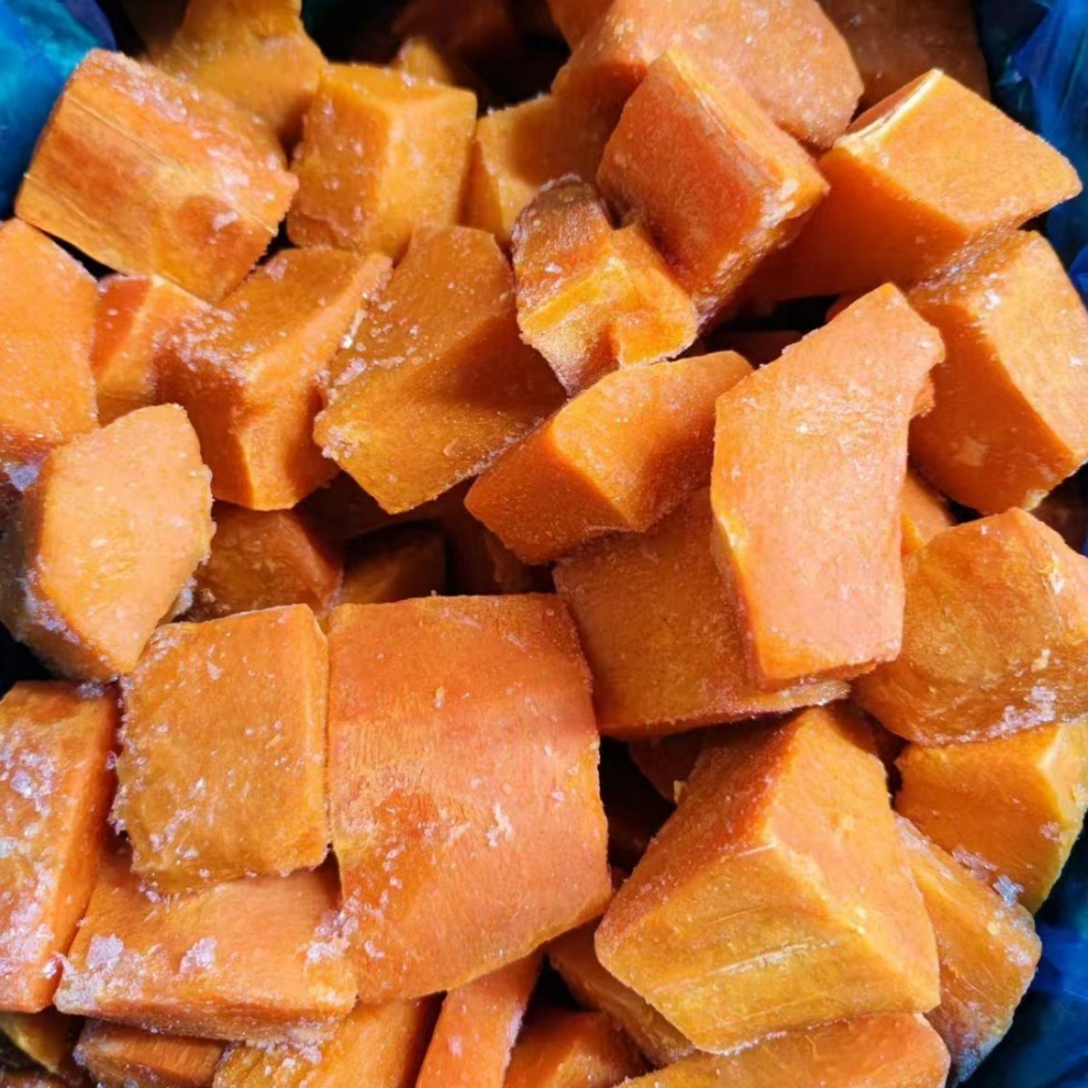 冷冻南瓜块速冻蒸熟南瓜块爱碧斯南瓜贝贝南瓜块冷冻南瓜丁图4