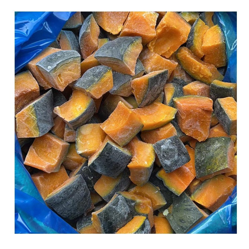 带皮南瓜块 蒸熟艾比斯南瓜 冷冻南瓜麻将块 速冻南瓜艾比斯南瓜图5