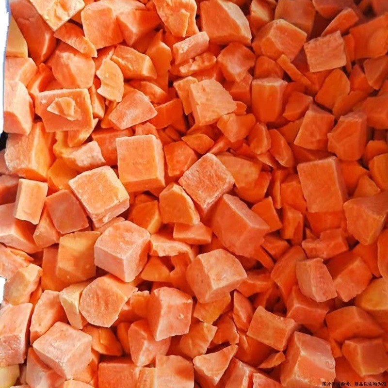 生冻熟冻地瓜块馅料冻红薯块红薯泥原料预制菜配菜10kg包装图3