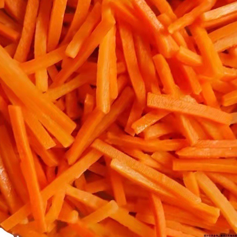 速冻胡萝卜条胡萝卜丝冷冻胡萝卜冷冻蔬菜速冻食品沙拉餐饮图2