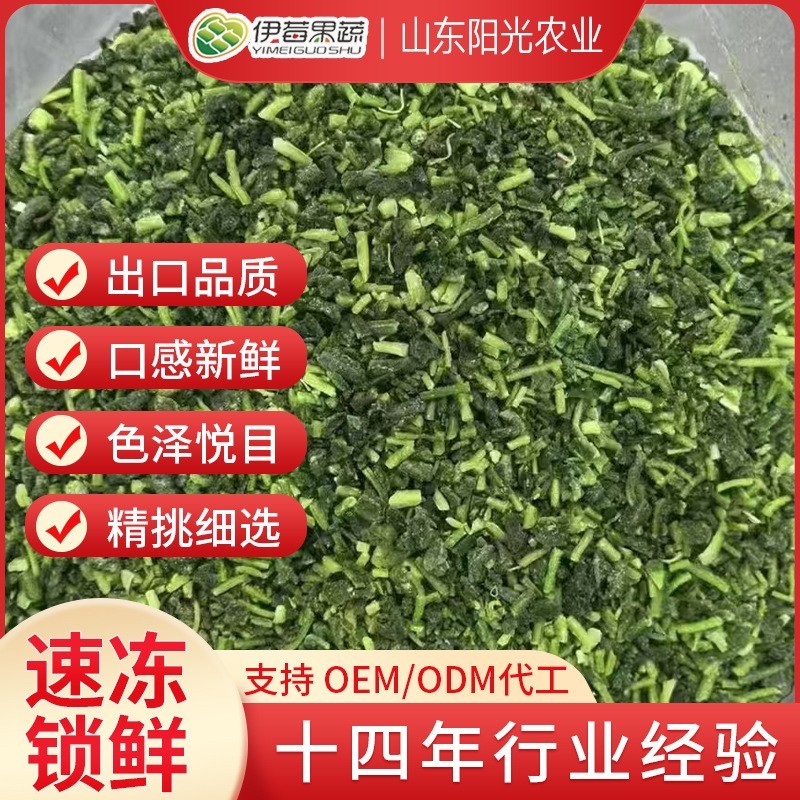 速冻荠菜馅 新鲜荠菜冷冻荠菜饺子馅荠菜碎可代加 工
