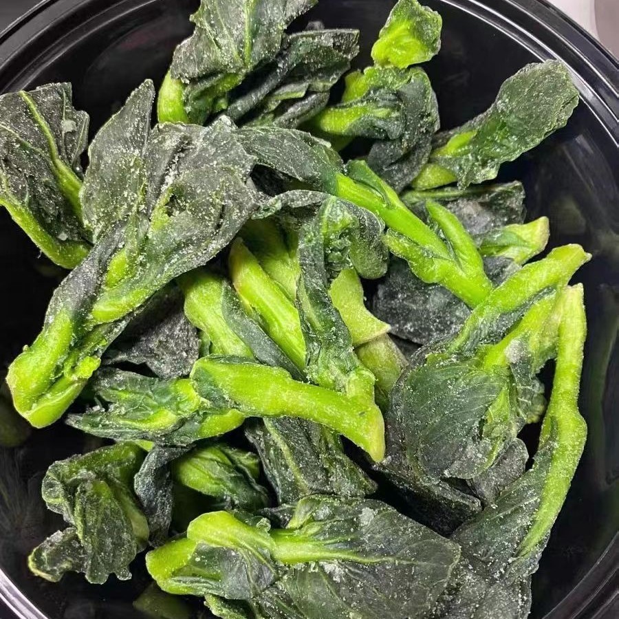 冷冻新鲜菜心速冻油菜心免切洗半成品净菜餐饮酒店商用图5