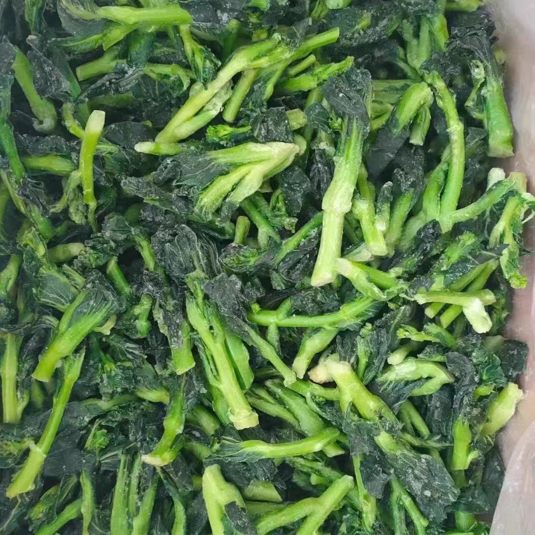 冷冻新鲜菜心速冻油菜心免切洗半成品净菜餐饮酒店商用图2