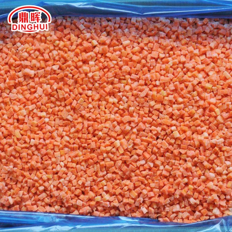 河北厂家速冻胡萝卜 速冻蔬菜胡萝卜丁 速冻散装果蔬图3