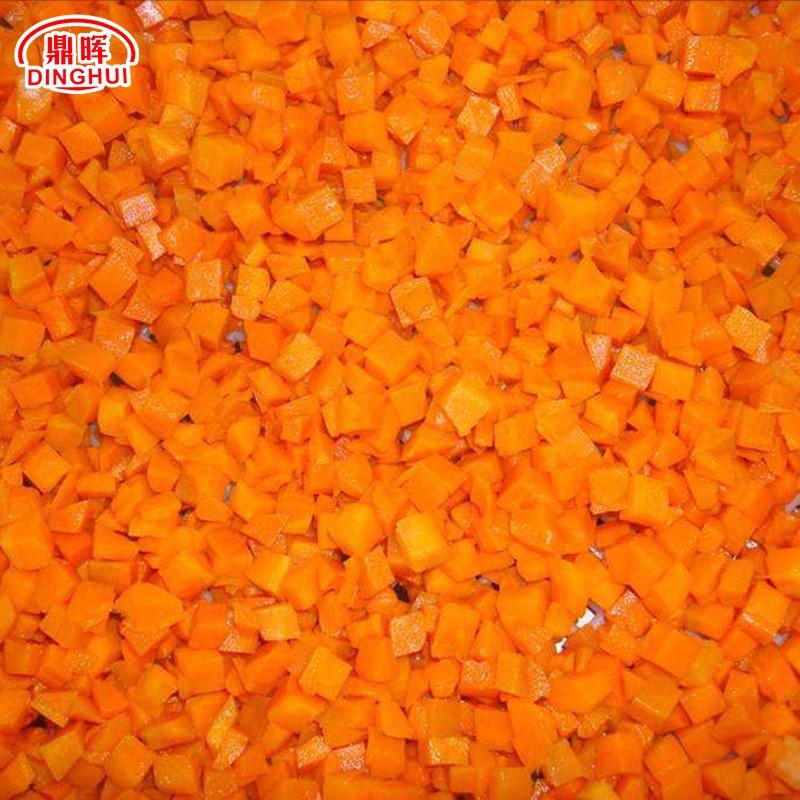 速冻胡萝卜丁 速冻预制菜用胡萝卜丁可出口多规格图4