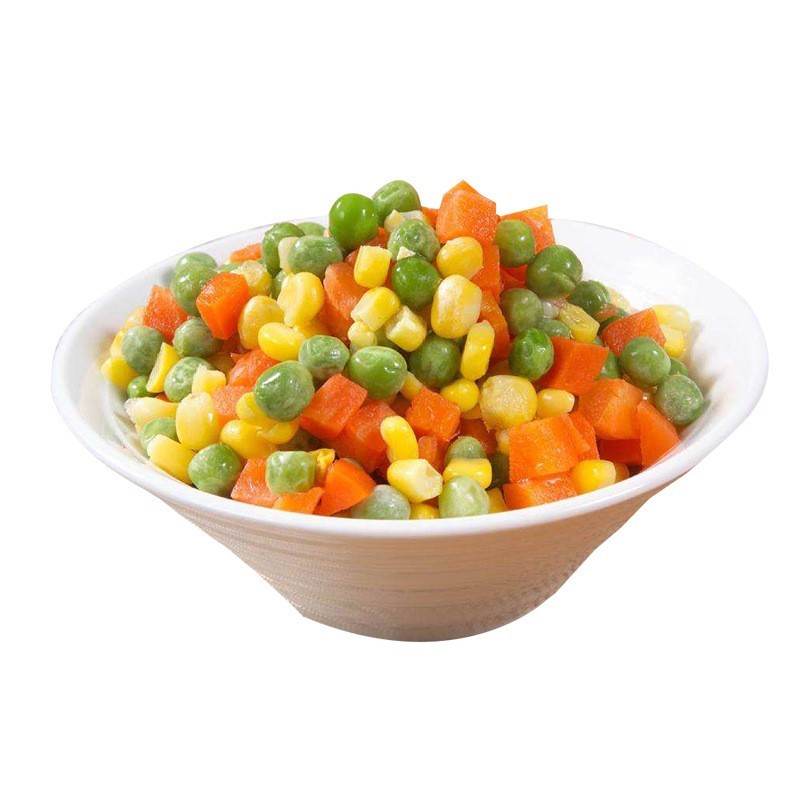 速冻混合蔬菜粒 什锦三色杂菜甜玉米胡萝卜青豆粒蛋炒饭材料图5