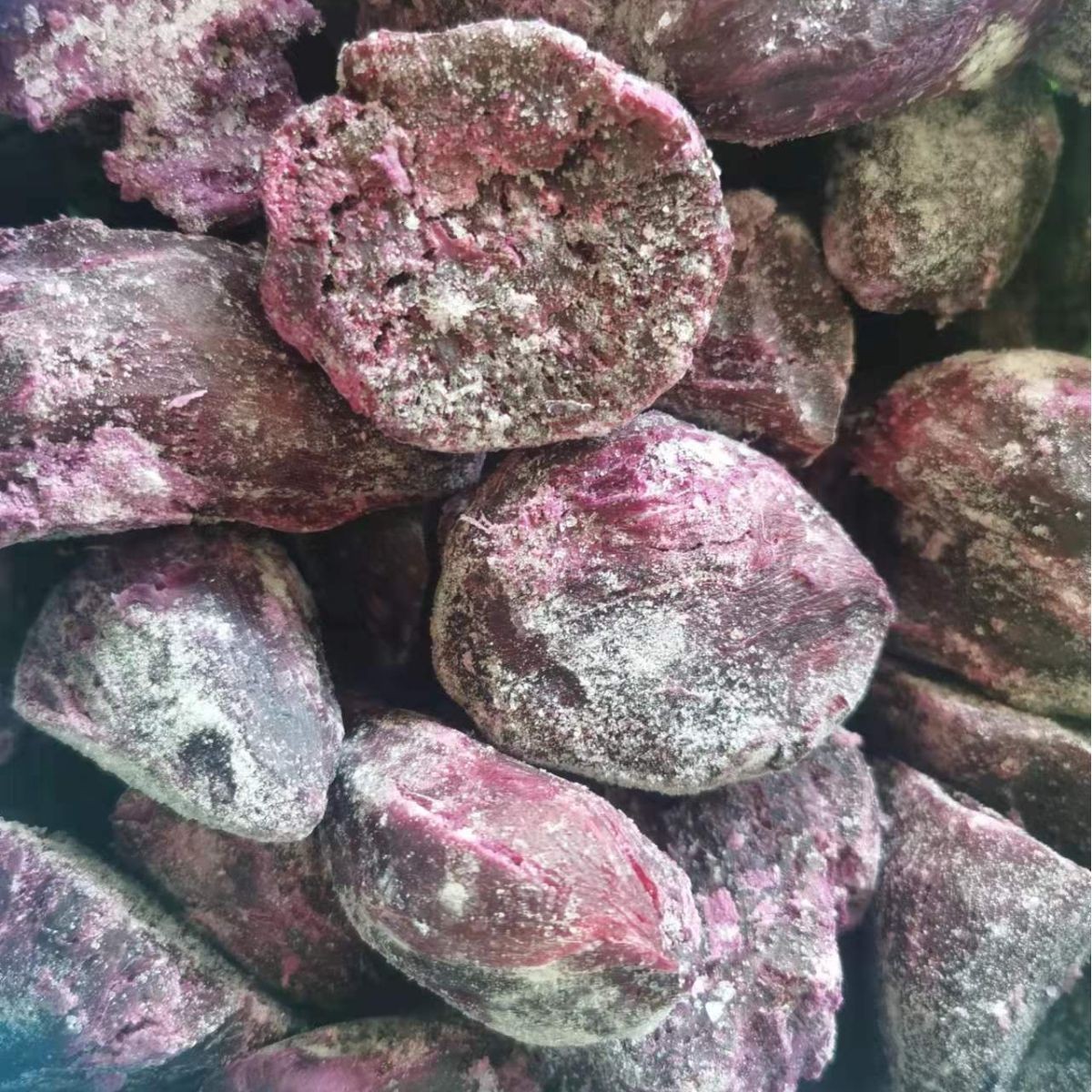 速冻紫薯块冷冻紫薯速冻紫罗兰凌紫紫薯泥量大价优图4