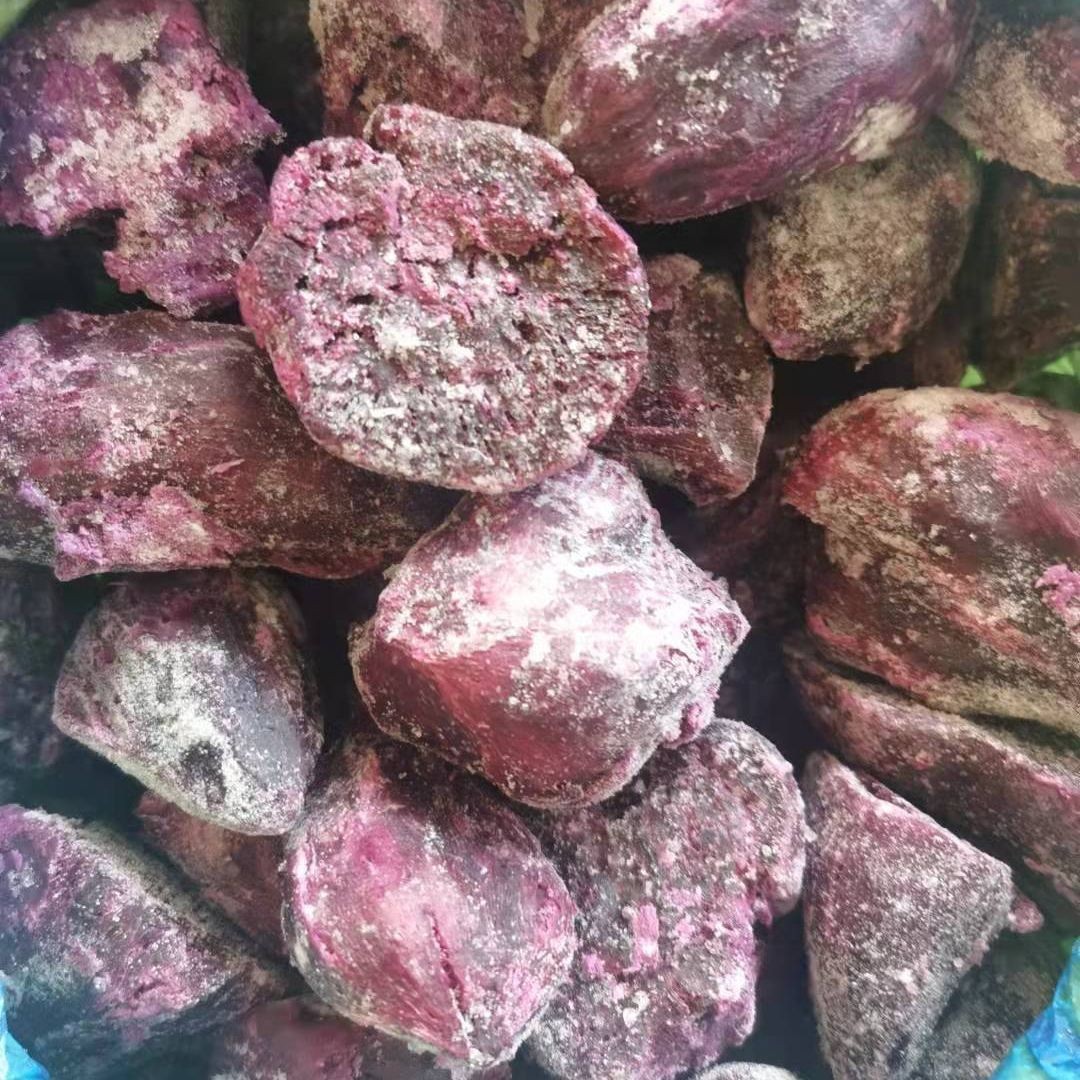 速冻紫薯块冷冻紫薯速冻紫罗兰凌紫紫薯泥量大价优图2