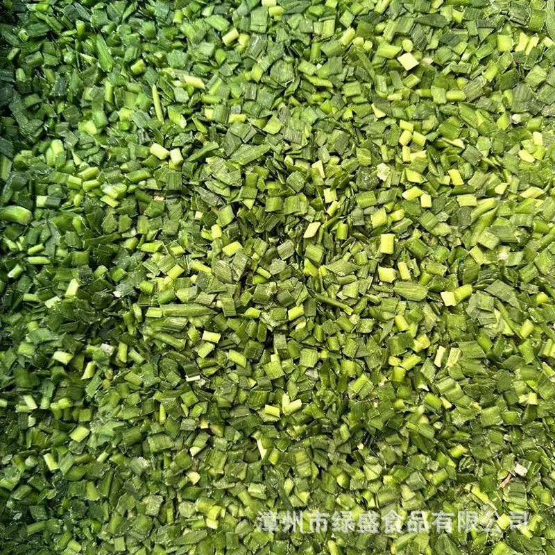 速冻韭菜丁优质冷冻韭菜段水饺馅料冷冻速冻食品图2