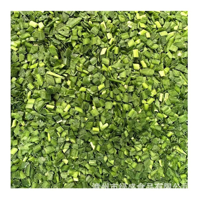 速冻韭菜丁优质冷冻韭菜段水饺馅料冷冻速冻食品图5