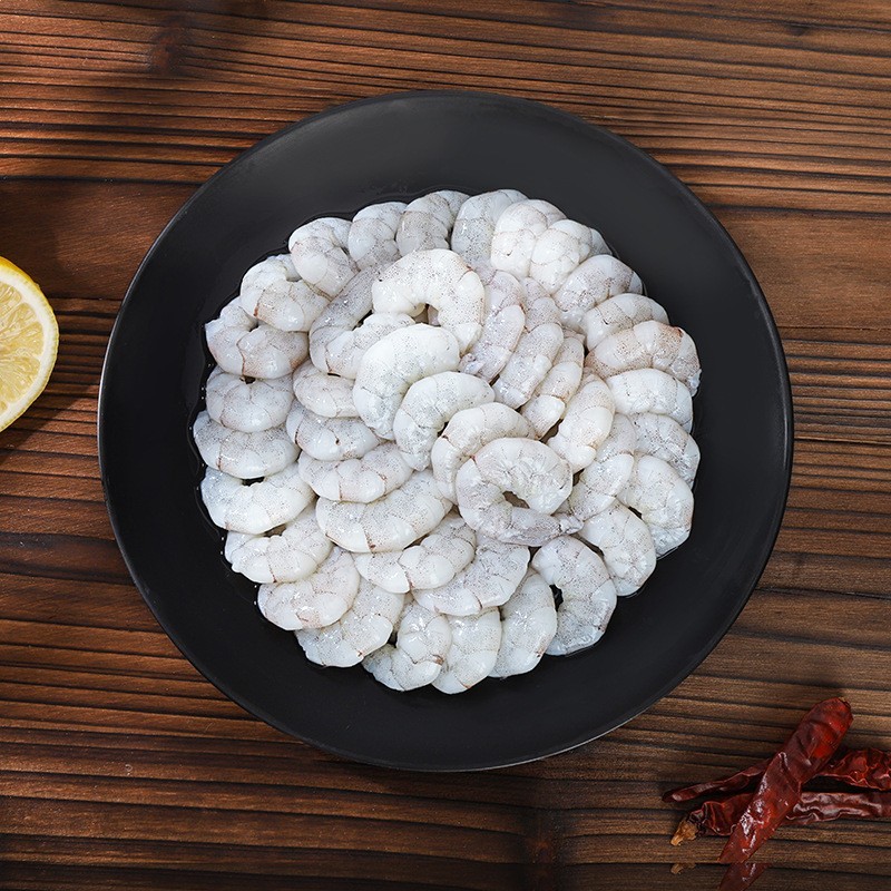 虾仁鲜冻无保水剂国产虾原浆虾仁无冰去虾线大虾海鲜厂家图2