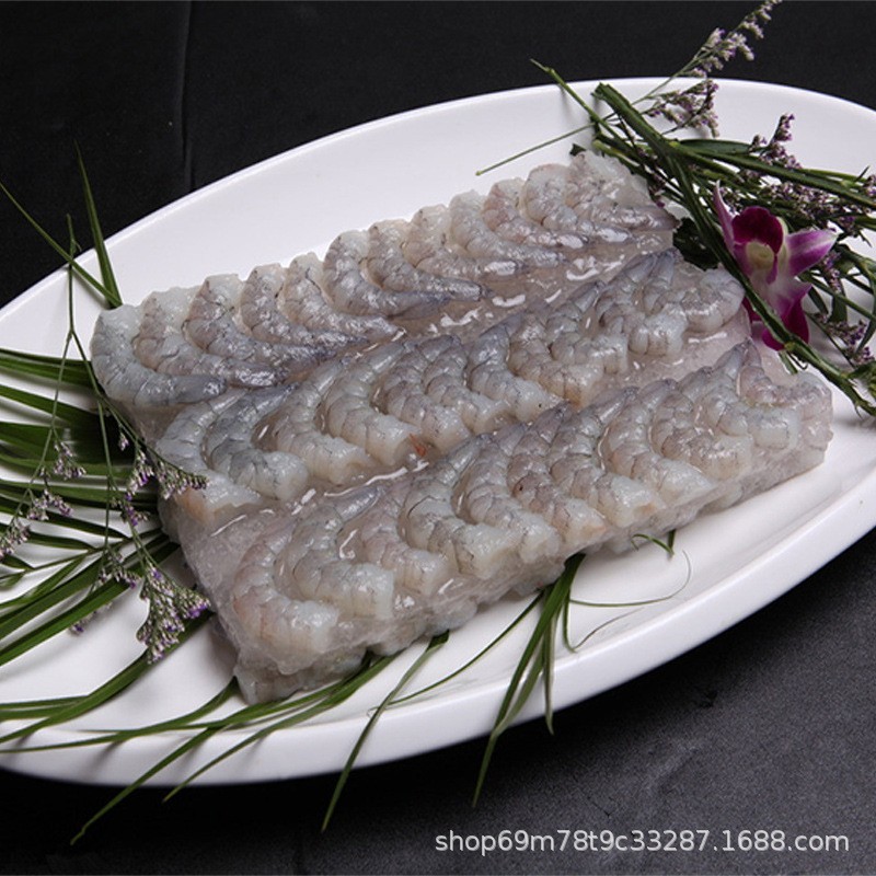 蓝虾虾仁无冰冷冻大鲜活冻手剥大新鲜虾肉商用冷链大规格虾仁图2