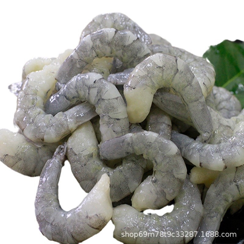 蓝虾虾仁无冰冷冻大鲜活冻手剥大新鲜虾肉商用冷链大规格虾仁图5