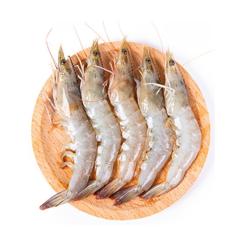 厄瓜多尔白虾2kg南美老船长冷冻新鲜白对虾30/40规格大虾无盐图3