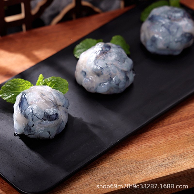 黑虎虾滑火锅冒菜麻辣烫串串豆捞食材商用新鲜虾丸冷冻手打虾肉滑图3