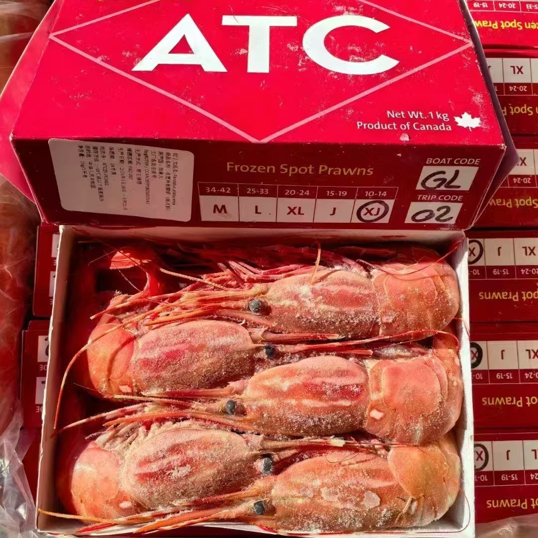 牡丹虾日本料理高级刺身五星级酒店自助餐私房菜高端食材深海鳌虾