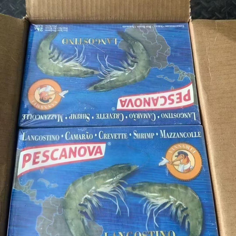 白虾盐冻大虾纯海水虾规格30-40-50自助餐烧烤图4