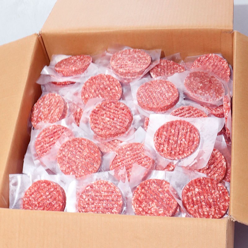 纯牛肉饼牛眼肉汉堡肉饼西餐早餐牛肉牛排新鲜冷冻75g*5片无添加图3