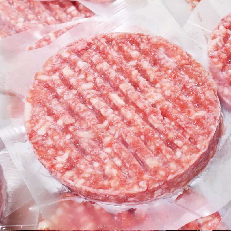 纯牛肉饼牛眼肉汉堡肉饼西餐早餐牛肉牛排新鲜冷冻75g*5片无添加图2